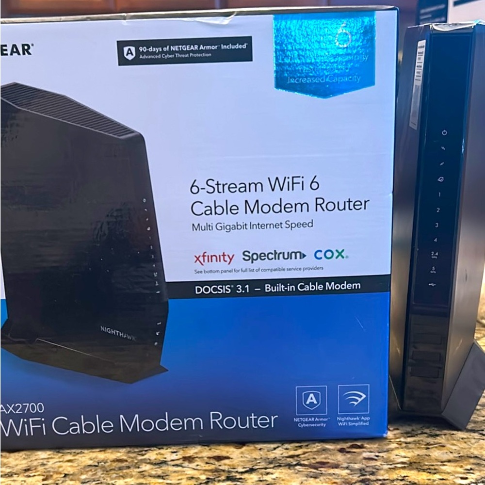 WiFi cable modem router